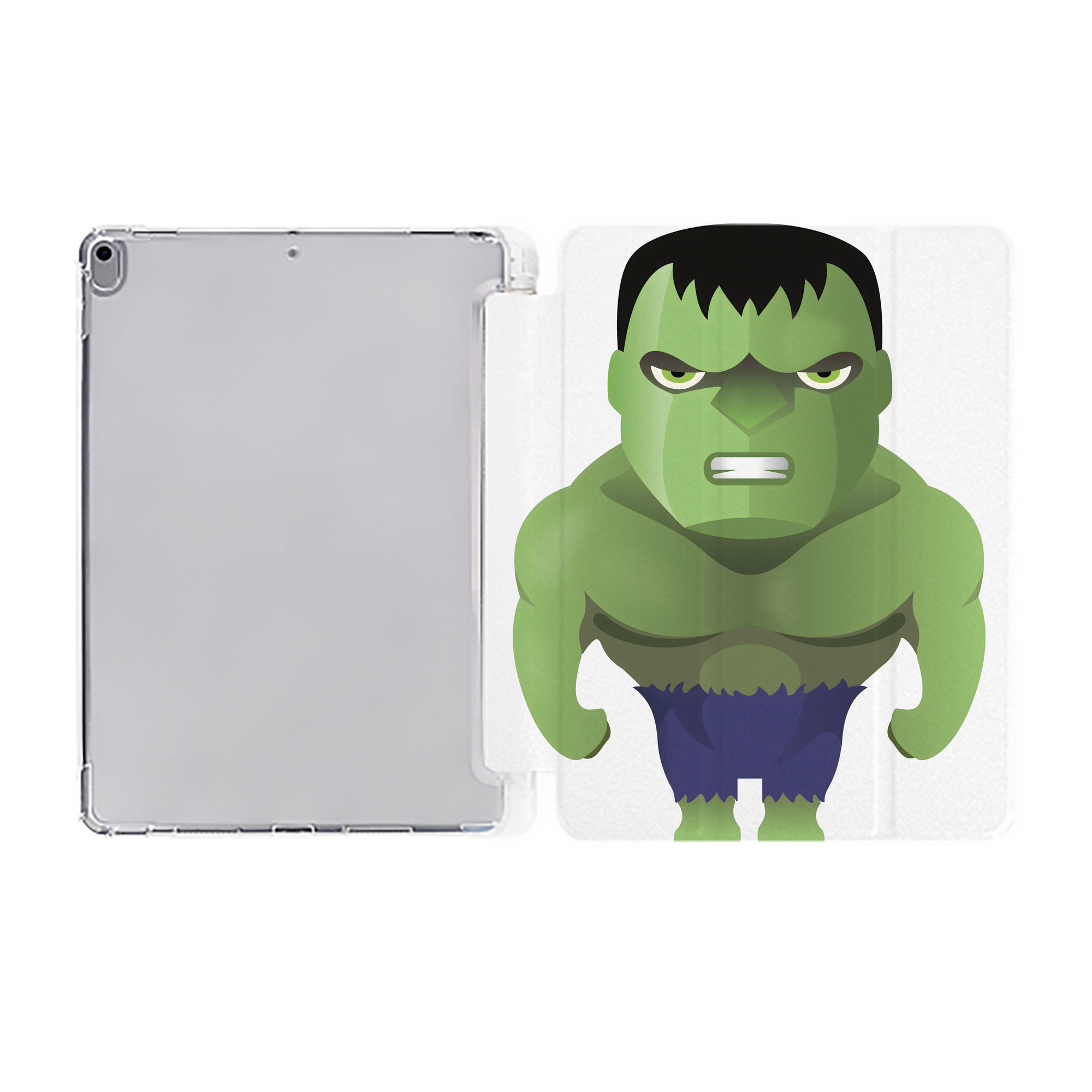 （画像用） アベンジャーズ The Avengers IPad ケース ペン収納付き 三つ折りスタンド PUレザー×シリコン 対応機種9.5/10.5/10.9インチ